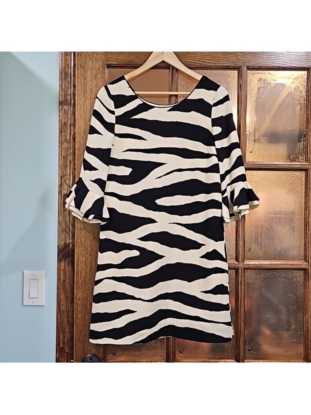 Kate Spade Andorra Zebra Striped Dress Size 6 NWOT - Picture 8 of 9
